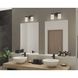 Replay 2 Light 13 inch Textured Black Bath Vanity Wall Light